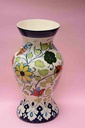 Blue Pottery Flower Vase