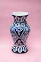 Blue Pottery Flower Vase