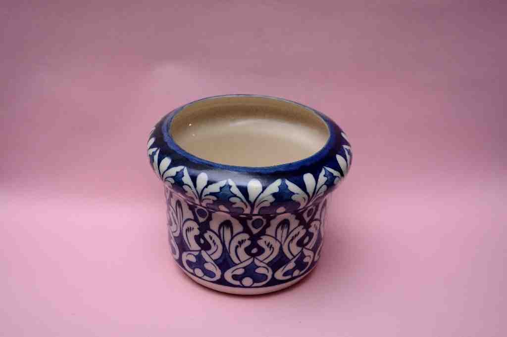 Blue Pottery Medium Flower Vase