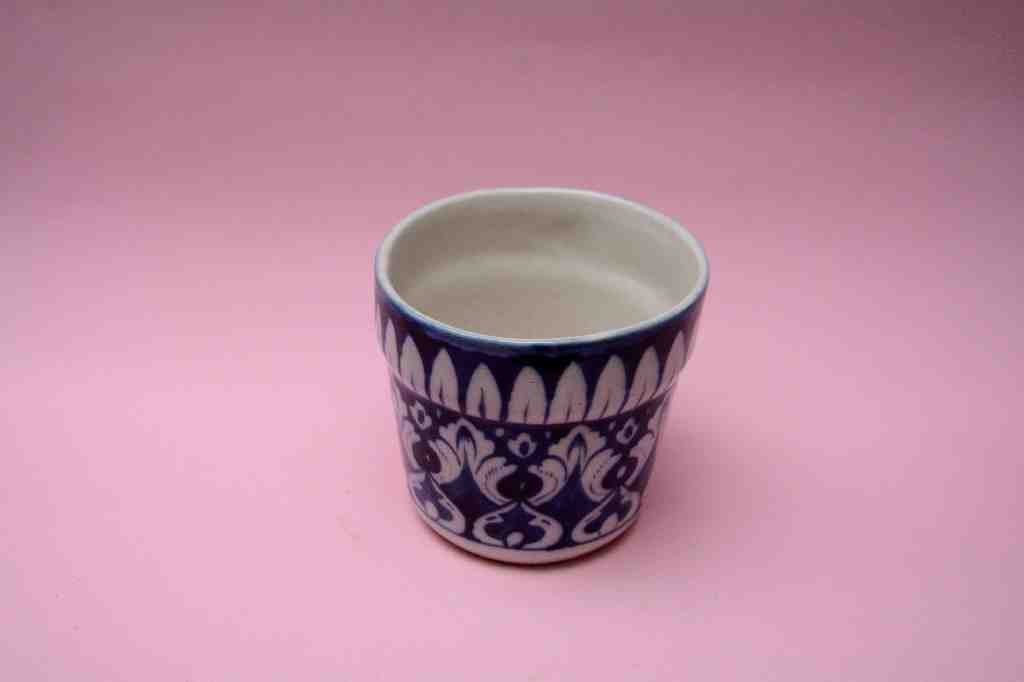 Blue Pottery Small Planter