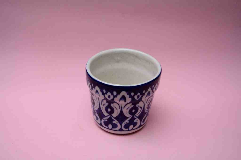 Blue Pottery Small Planter