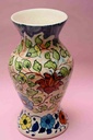 Blue Pottery Flower Vase