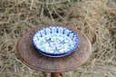 Blue Pottery Round Dish