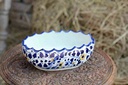 Blue Pottery Fruit Bowl