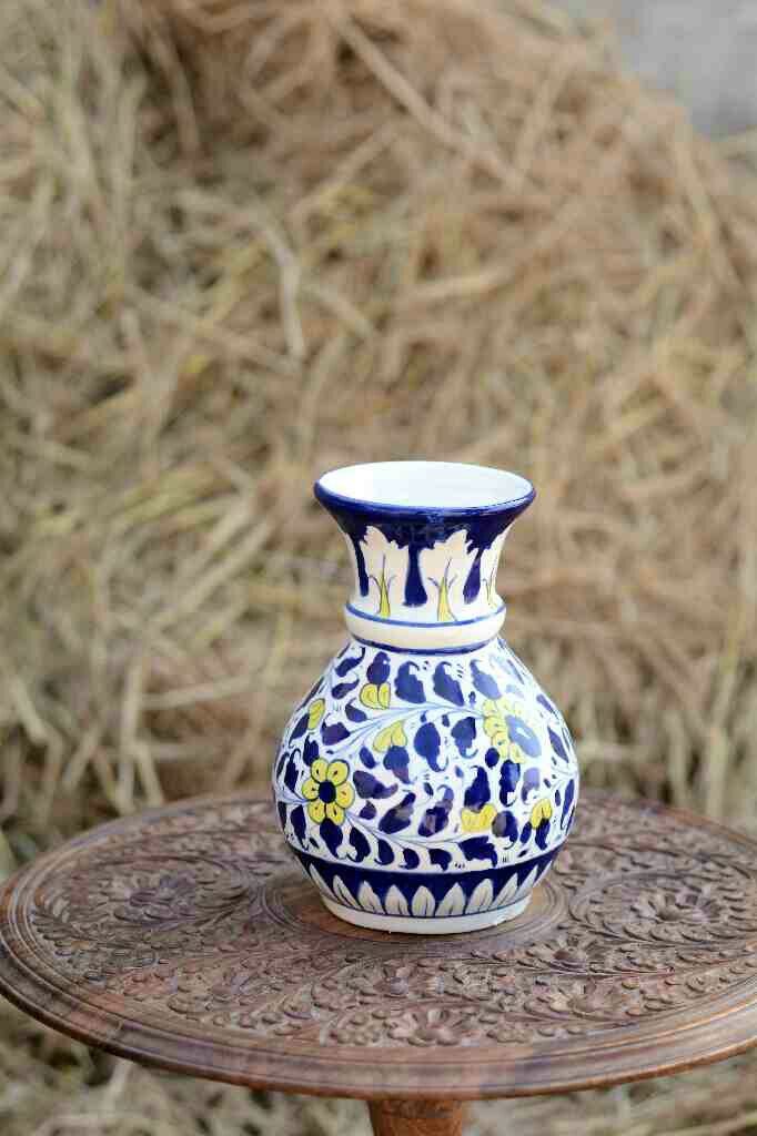 Blue Pottery Vase