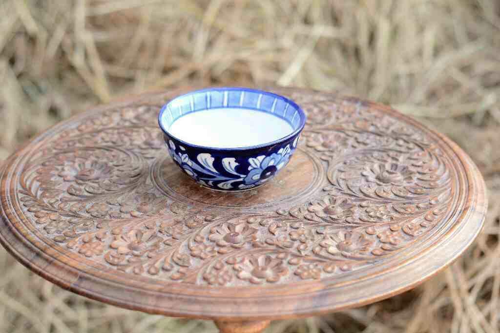 Blue Pottery Deep Bowl