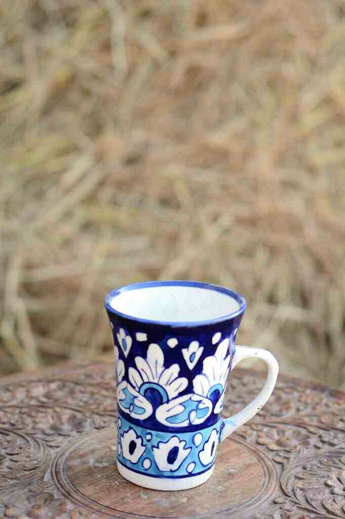 Blue Pottery Mug