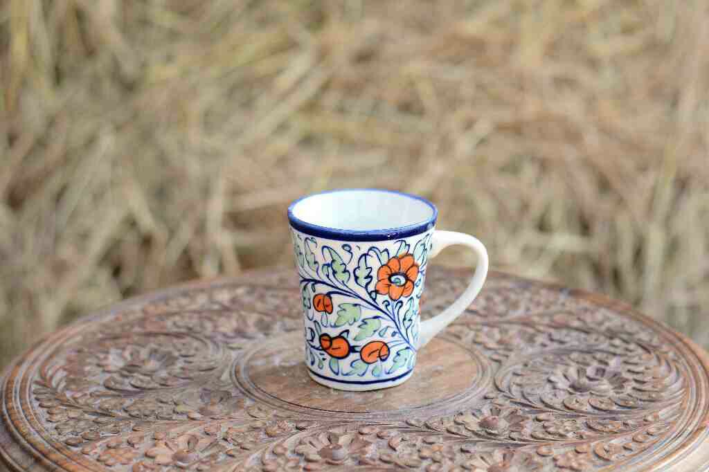 Blue Pottery Mug