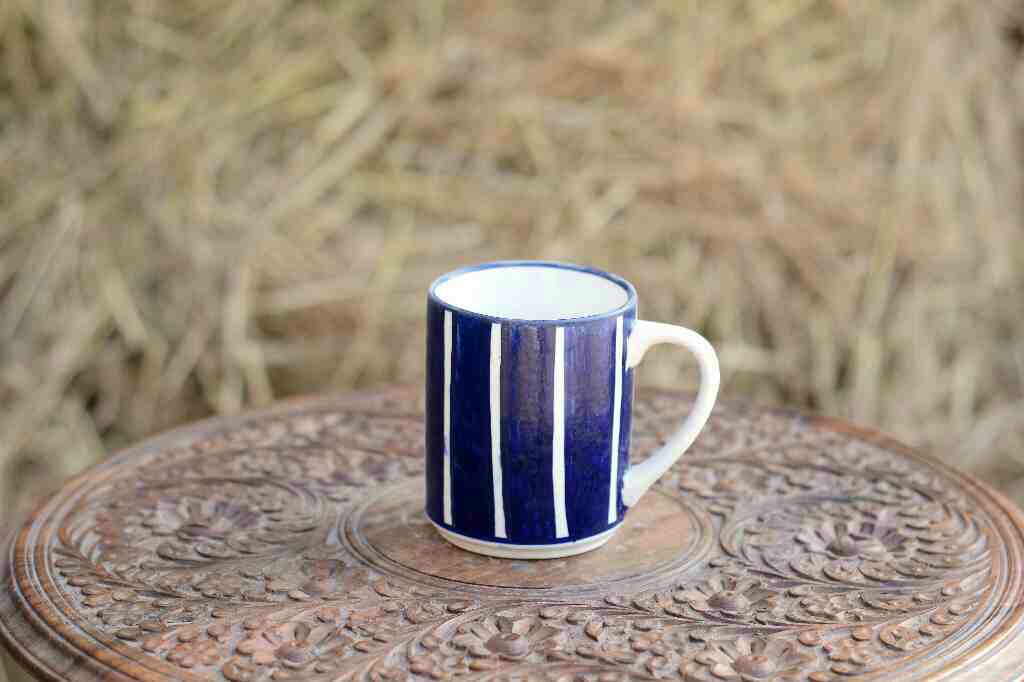Blu Pottery Mug