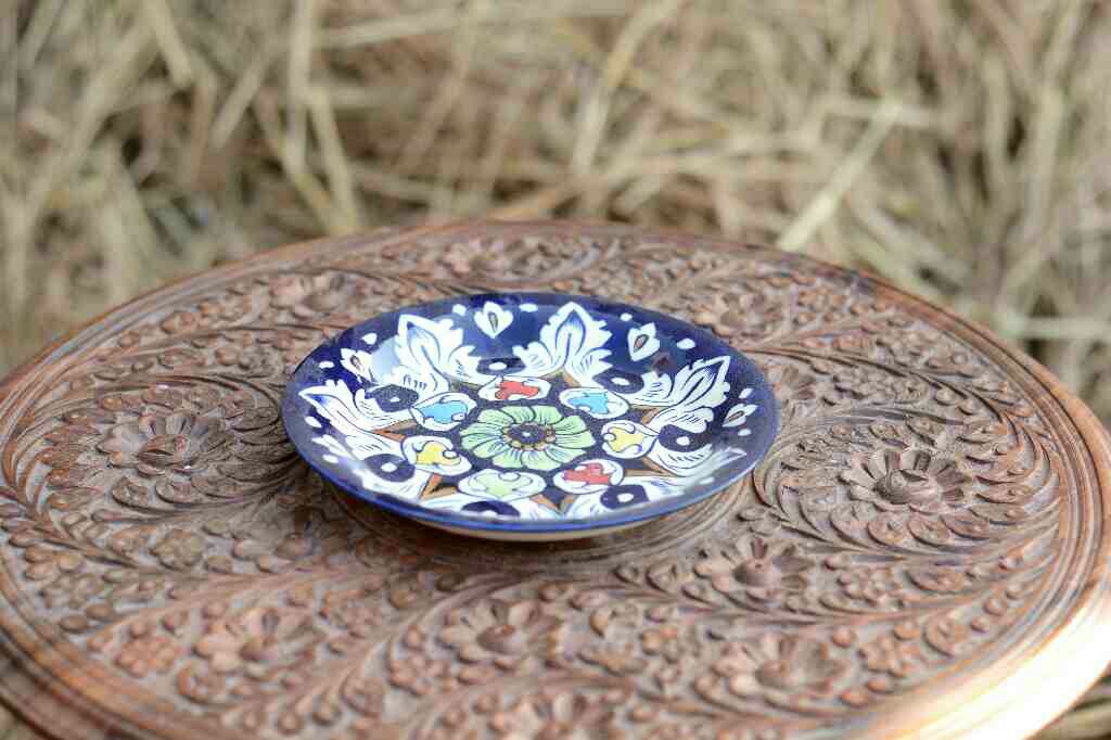 Blue Pottery Quarter Plate