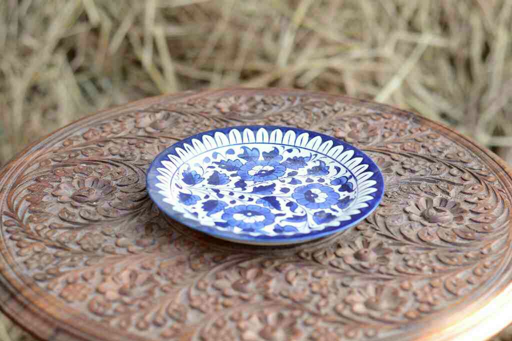 Blue Pottery Quarter Plate