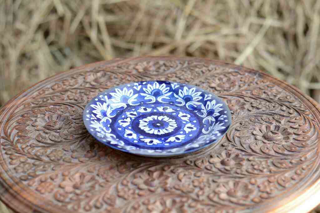 Blue Pottery Quarter Plate