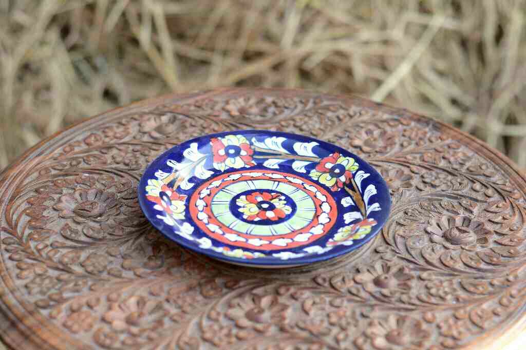 Blue Pottery Quarter Plate