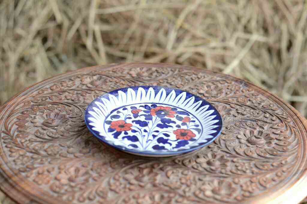 Blue Pottery Quarter Plate