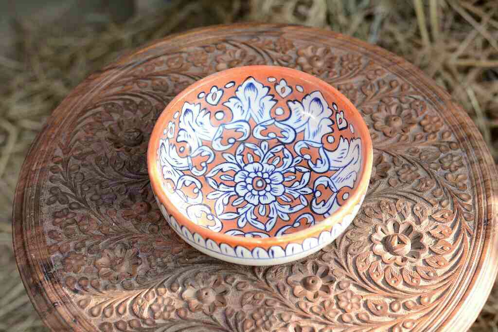Blue Pottery Bowl