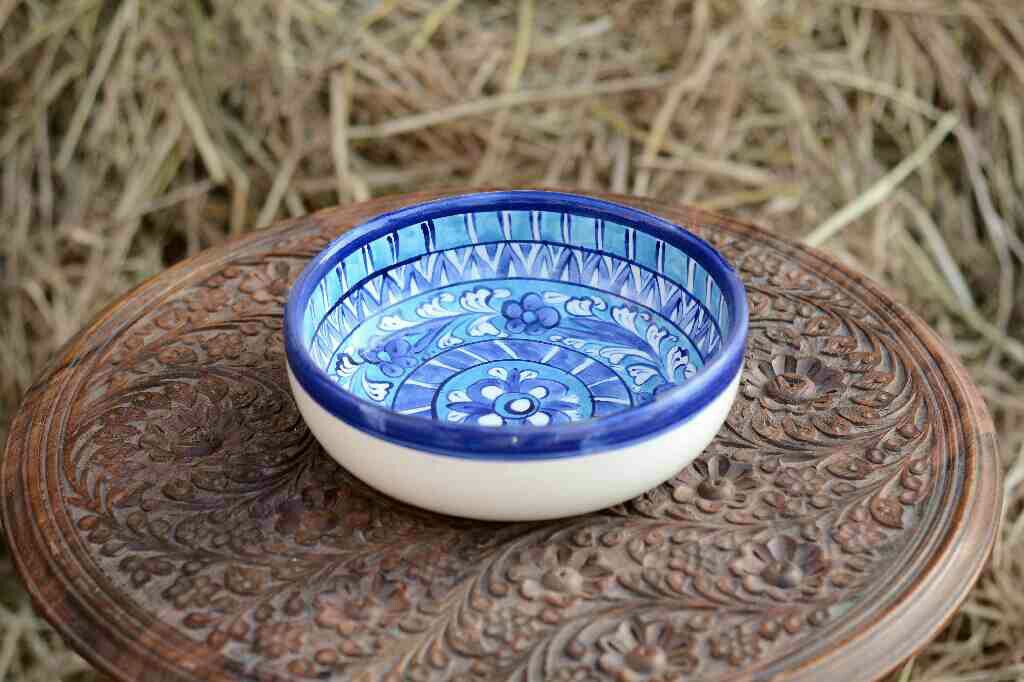 Blue Pottery Bowl