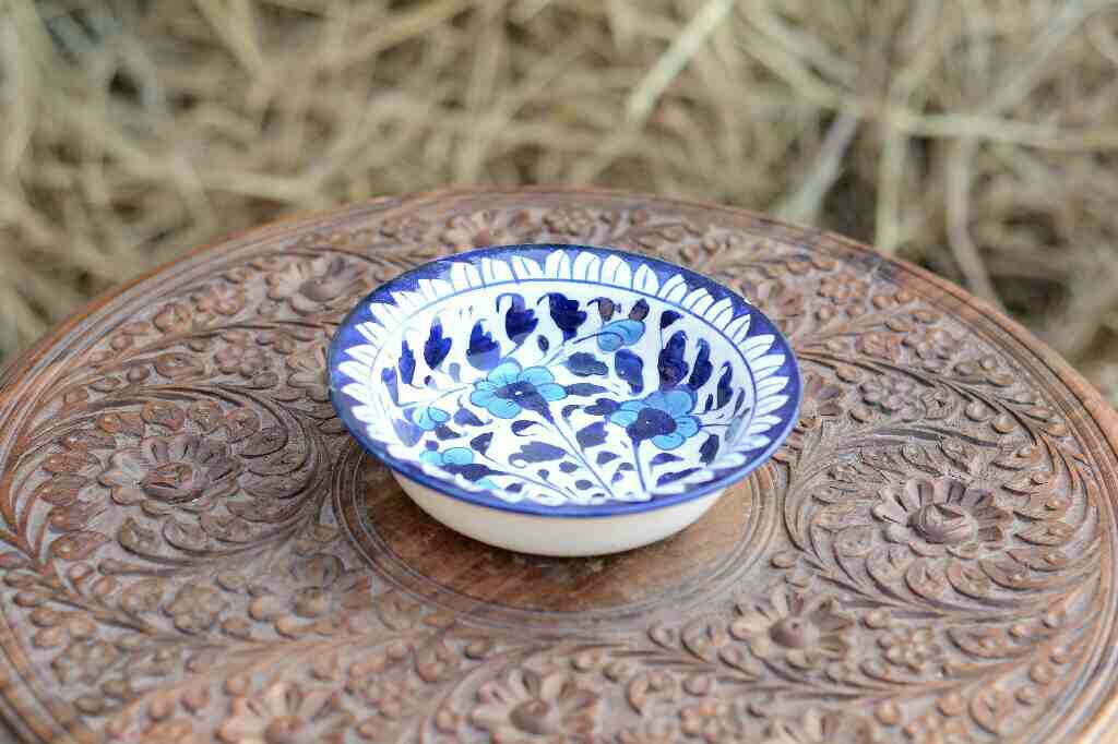 Blue Pottery Bowl