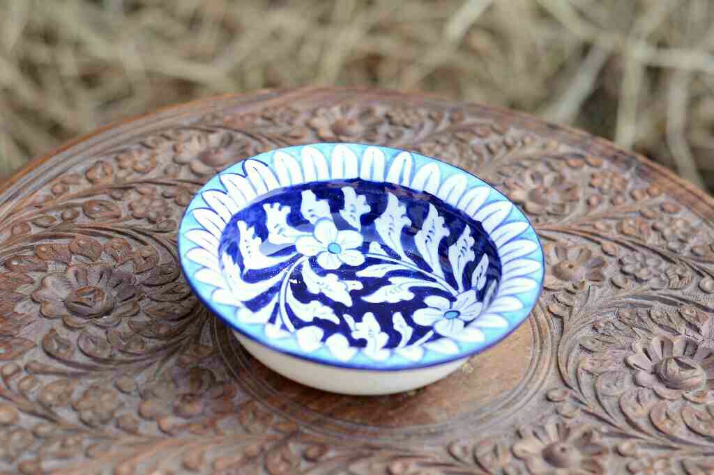 Blue Pottery Bowl
