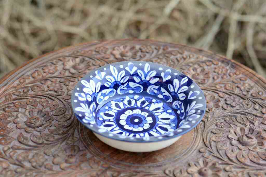 Blue Pottery Bowl