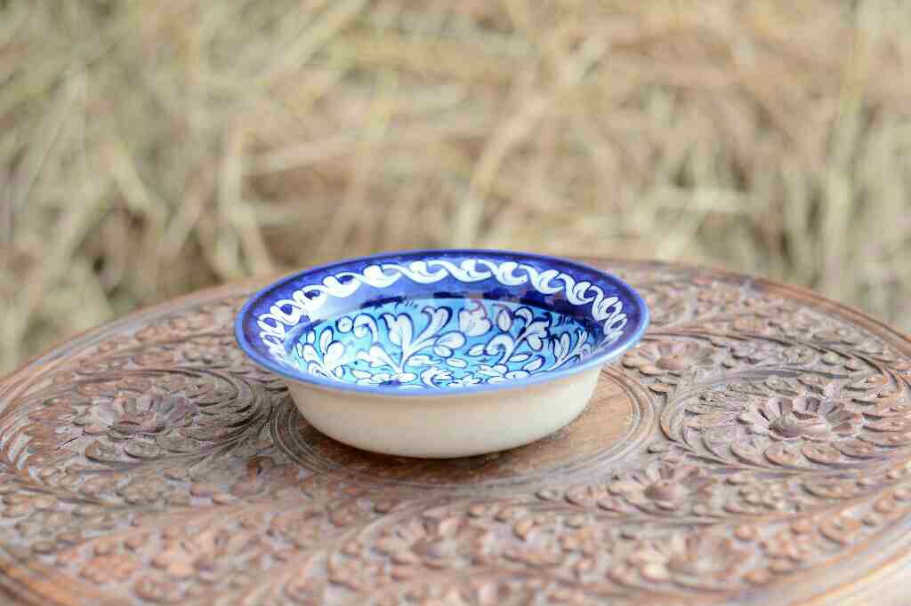 Blue Pottery Bowl