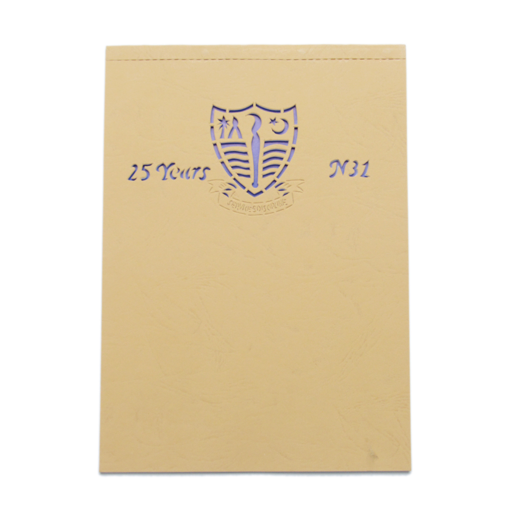 Handmade Paper Embossed Diary