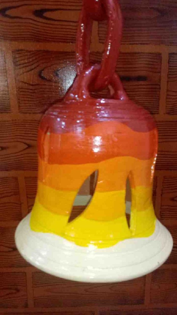 Terracotta Hand Painted Bell