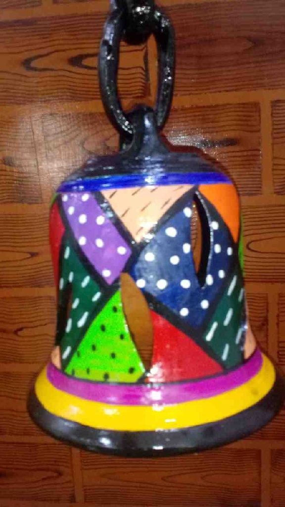 Terracotta Hand Painted Bell