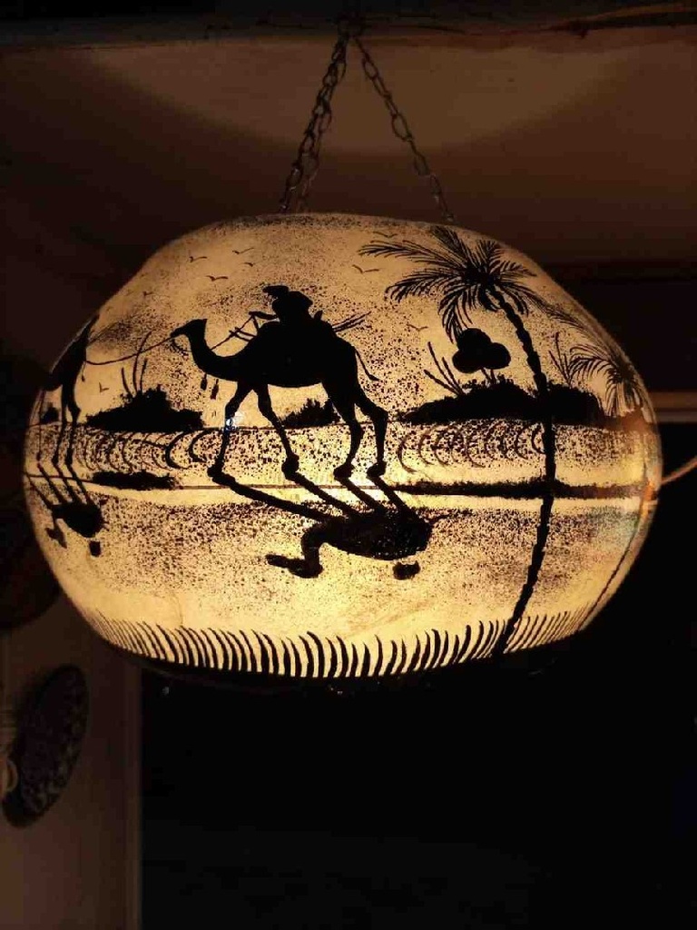 Camel Skin Ceiling Lamp
