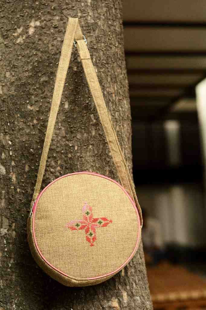 Hazara Phulkari Embroidered Handbag