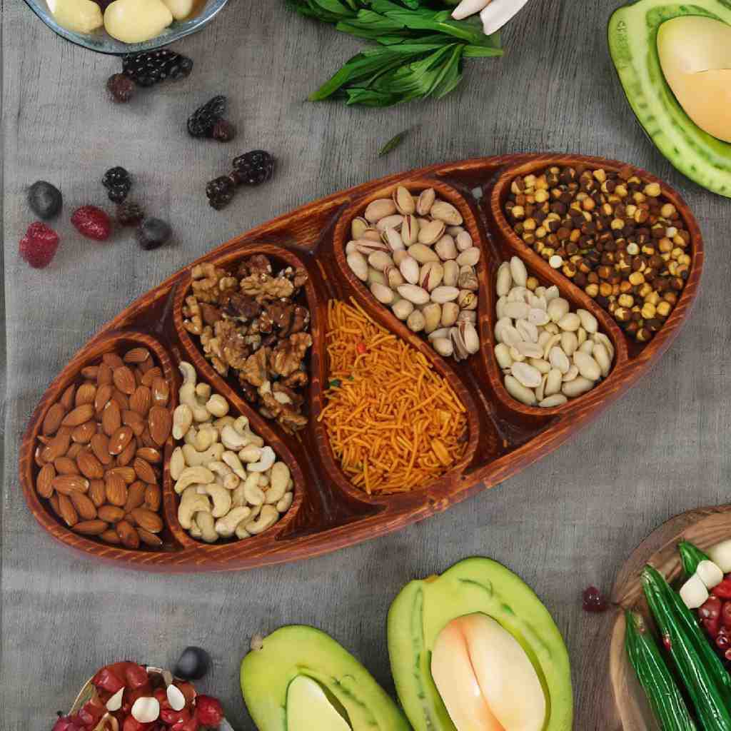 Wooden Decorative Dry Fruit Tray
