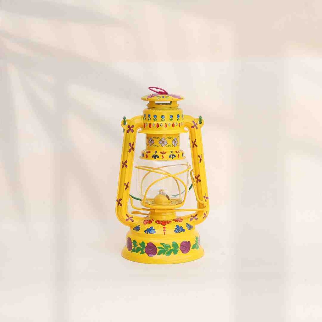 Gul-e-Asfar. Hand Painted Lantern 