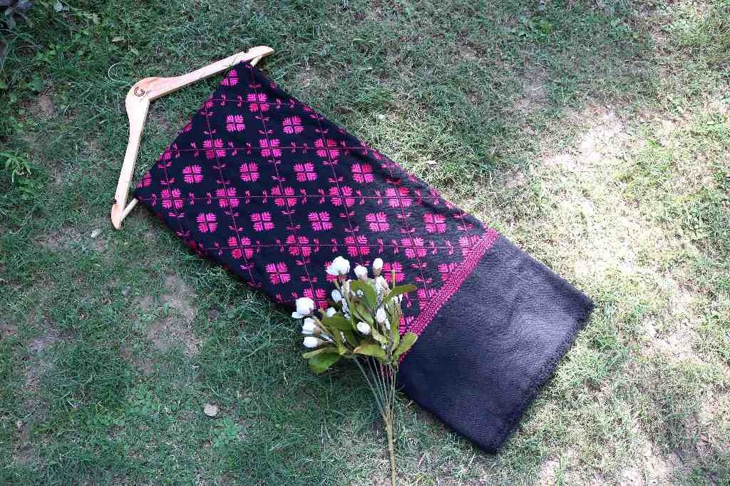 Embroidered Phulkari Shawl -