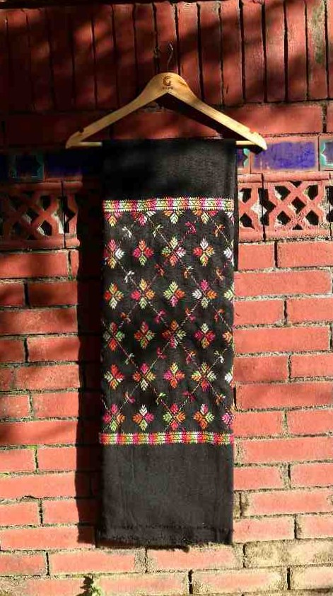 Embroidered Phulkari Shawl