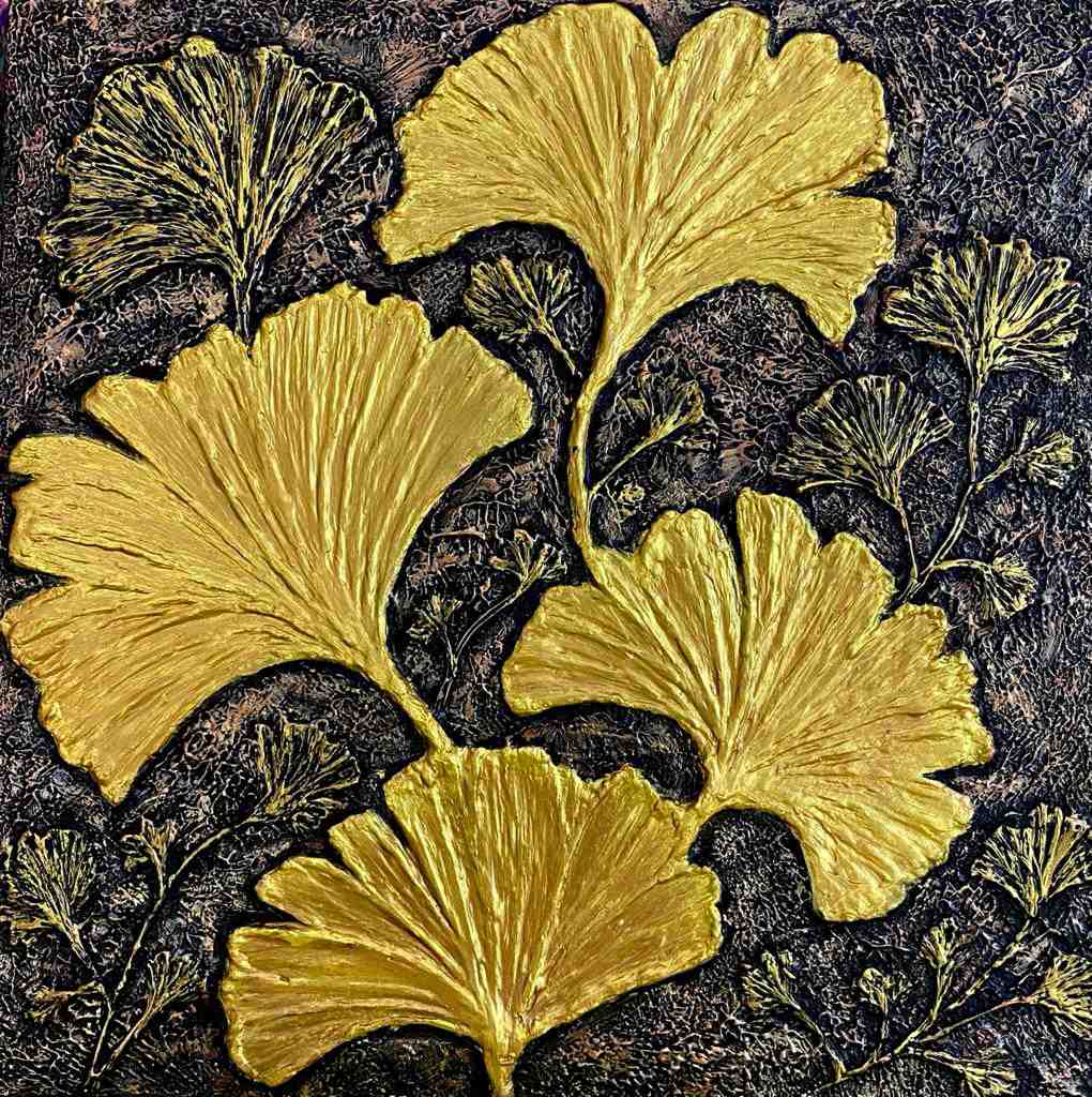 Vintage Texture Art on Canvas