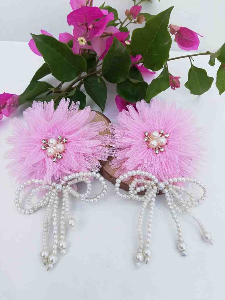 Pearl Bow Earrings