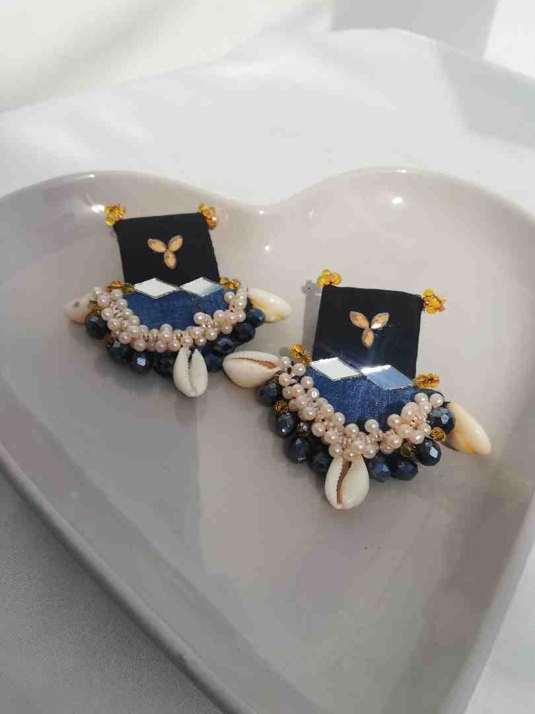 Fabric Earrings 