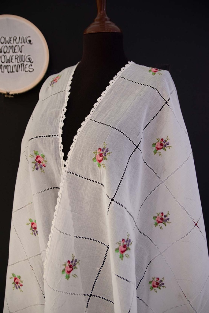 Cross-Stitch & Tarkashi Dupatta