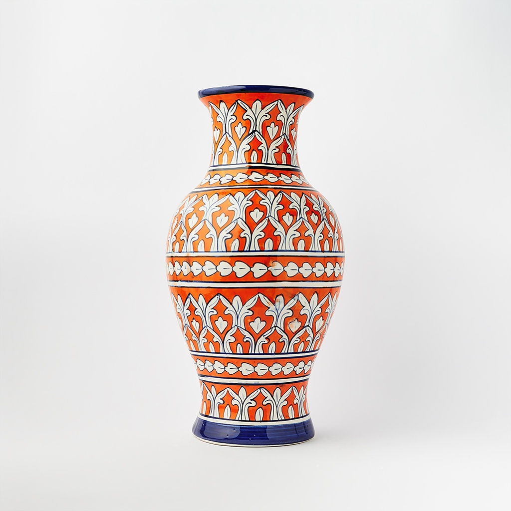 Blue Pottery Vase