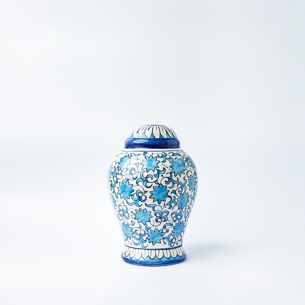 Blue Pottery Table Lamp (B-C)