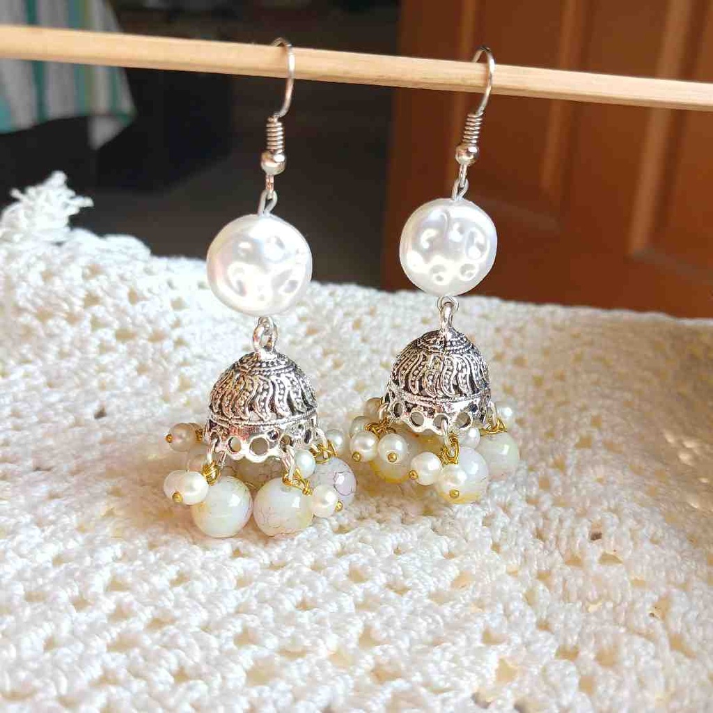 Pearl Jhumkas