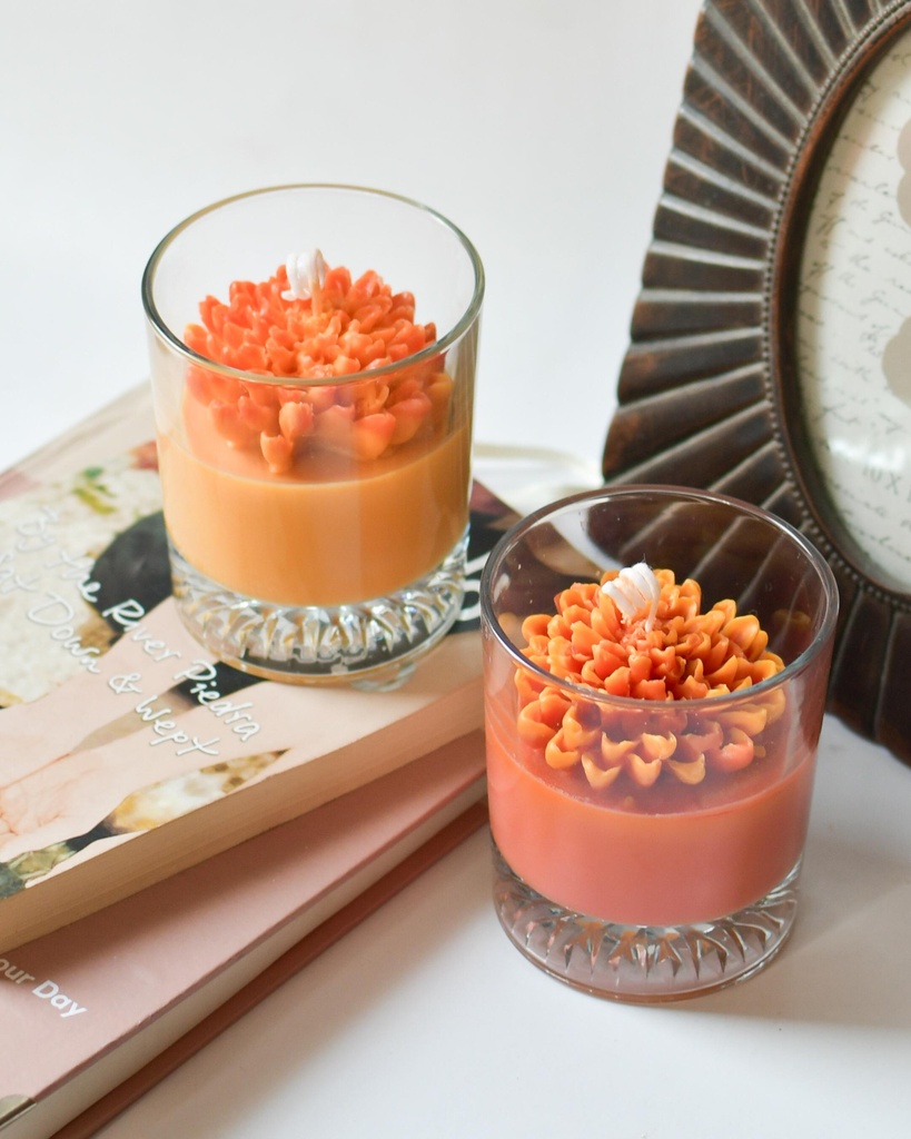 Flower Jar Candle