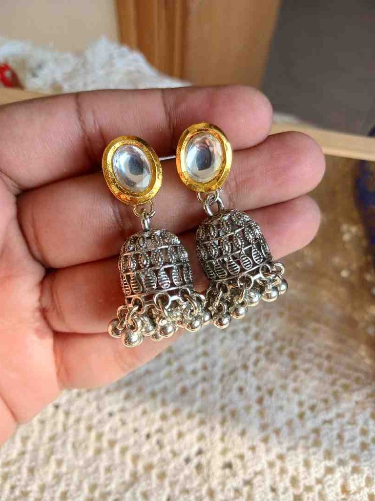 Traditional jhumkas 