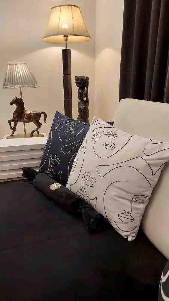 Embroidered Boho cushions