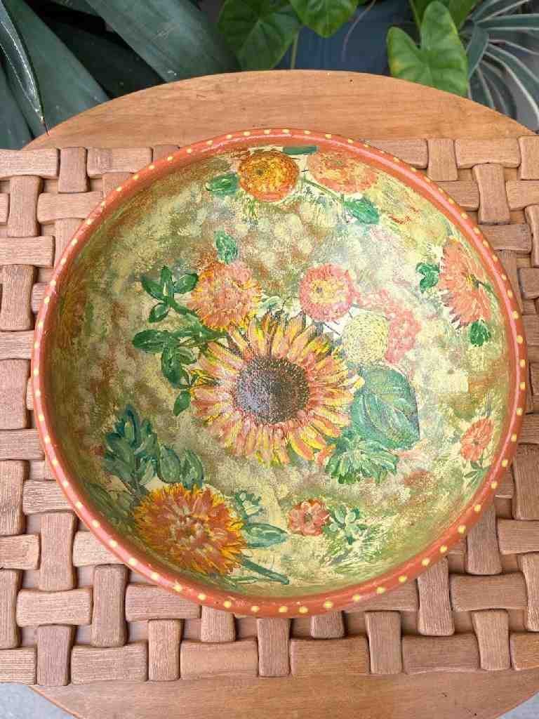 handcrafted decorative bowl 