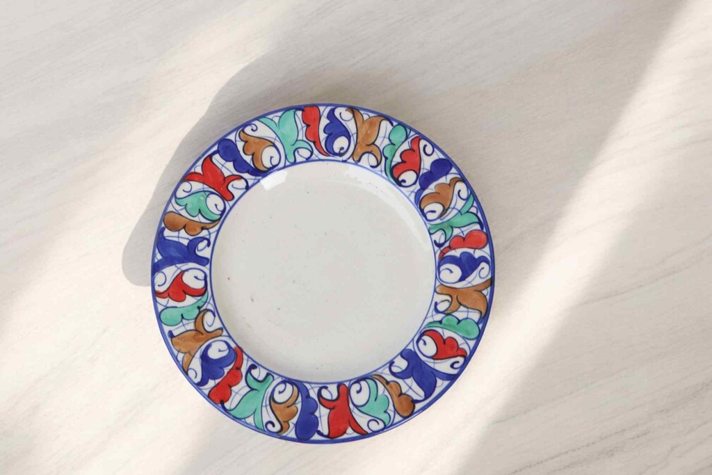 Blue Pottery Medium Plate