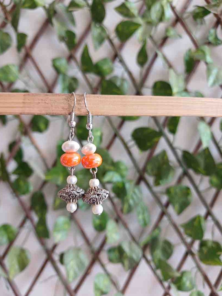 ceramic beads earrings 