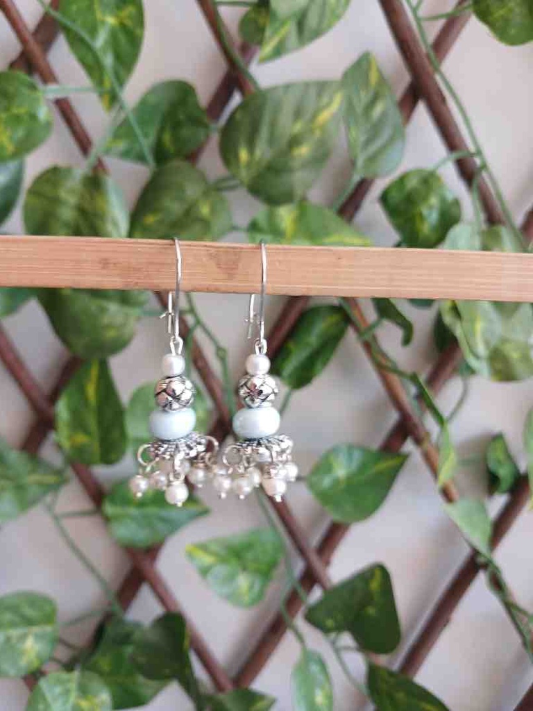 Ceramic beads earrings 