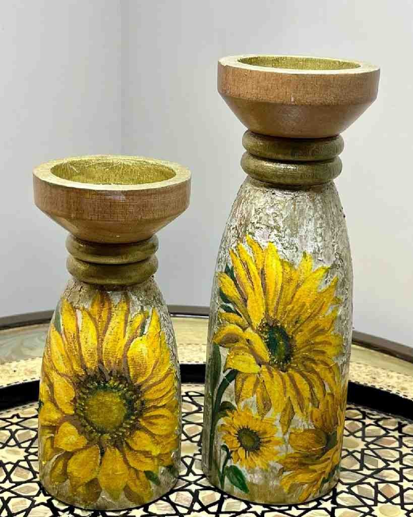 beechwood candle stands 