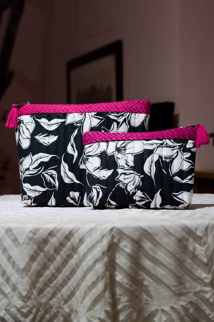 Embroidered Makeup Pouch