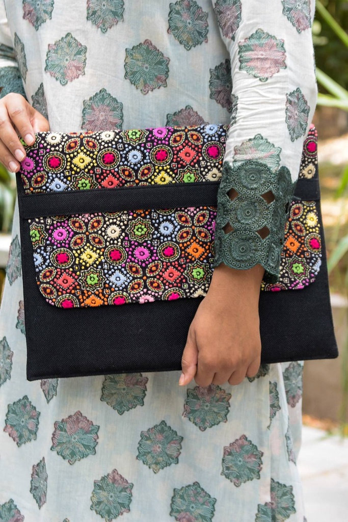 Embroidered Laptop Bag